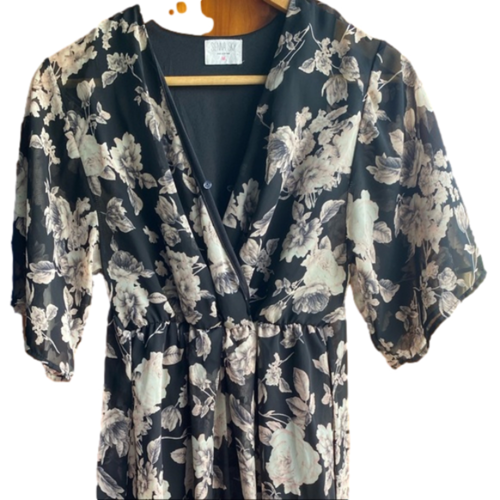 COPY - Sienna Sky floral dress, worn once.